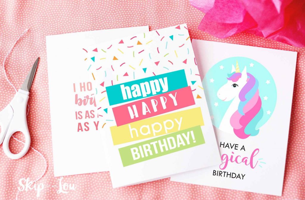 Free Printable Birthday Cards For Adults In Different Style Candacefaber