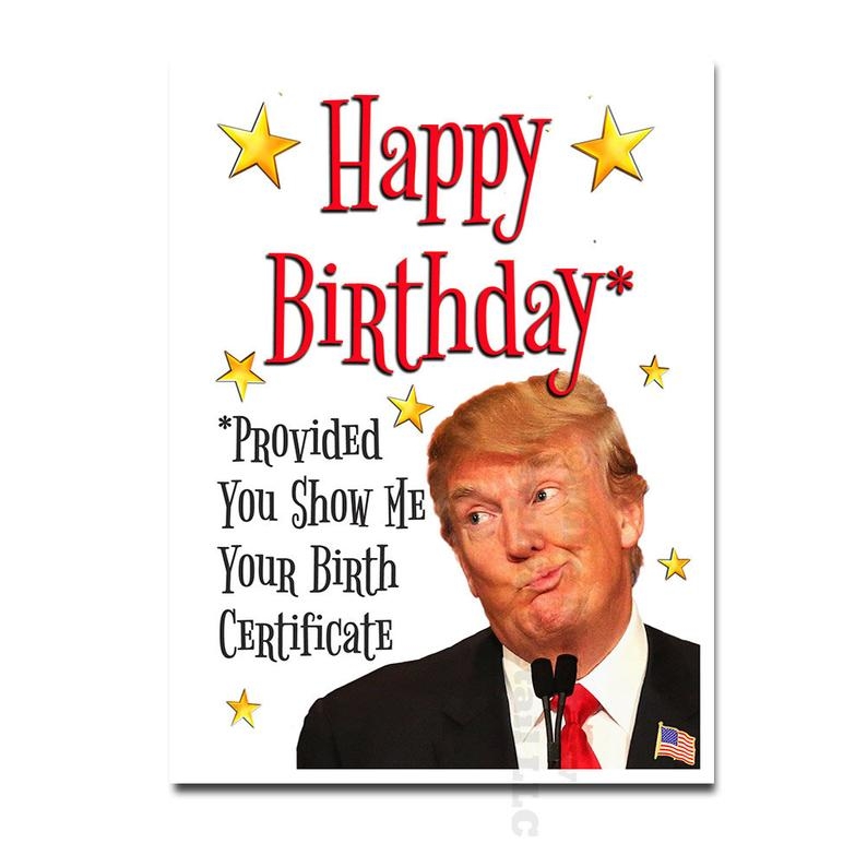 20+ Donald Trump Birthday Card Templates FREE - Candacefaber