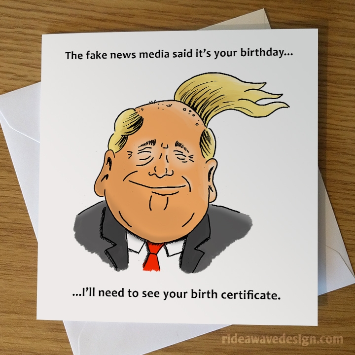 20+ Donald Trump Birthday Card Templates FREE - Candacefaber