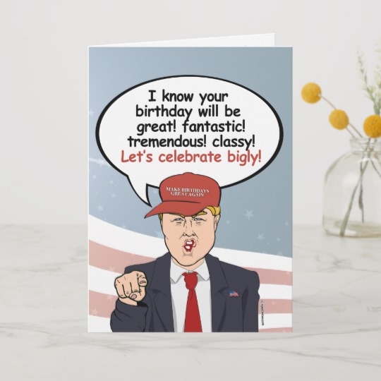 20+ Trump Birthday Card Graphic Design Templates - Candacefaber