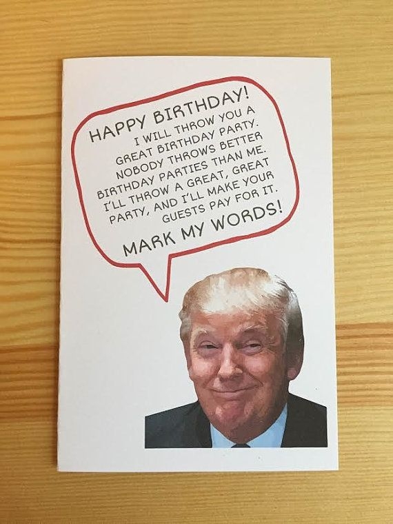 20+ Donald Trump Birthday Card Templates FREE - Candacefaber