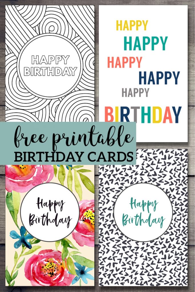  Free Printable Birthday Cards For Adults In Different Style Candacefaber