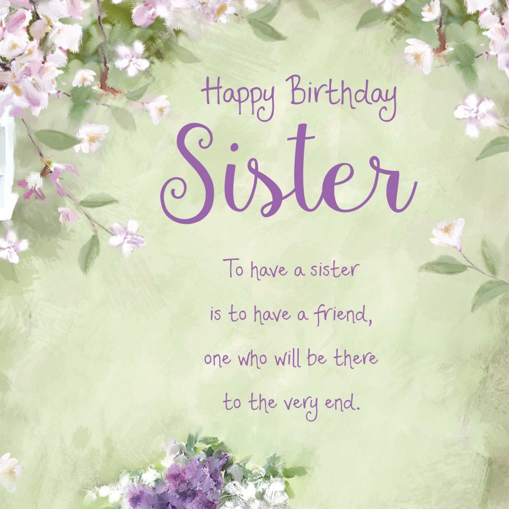 Happy Birthday Sister Cards Collection As The Template Choice ...