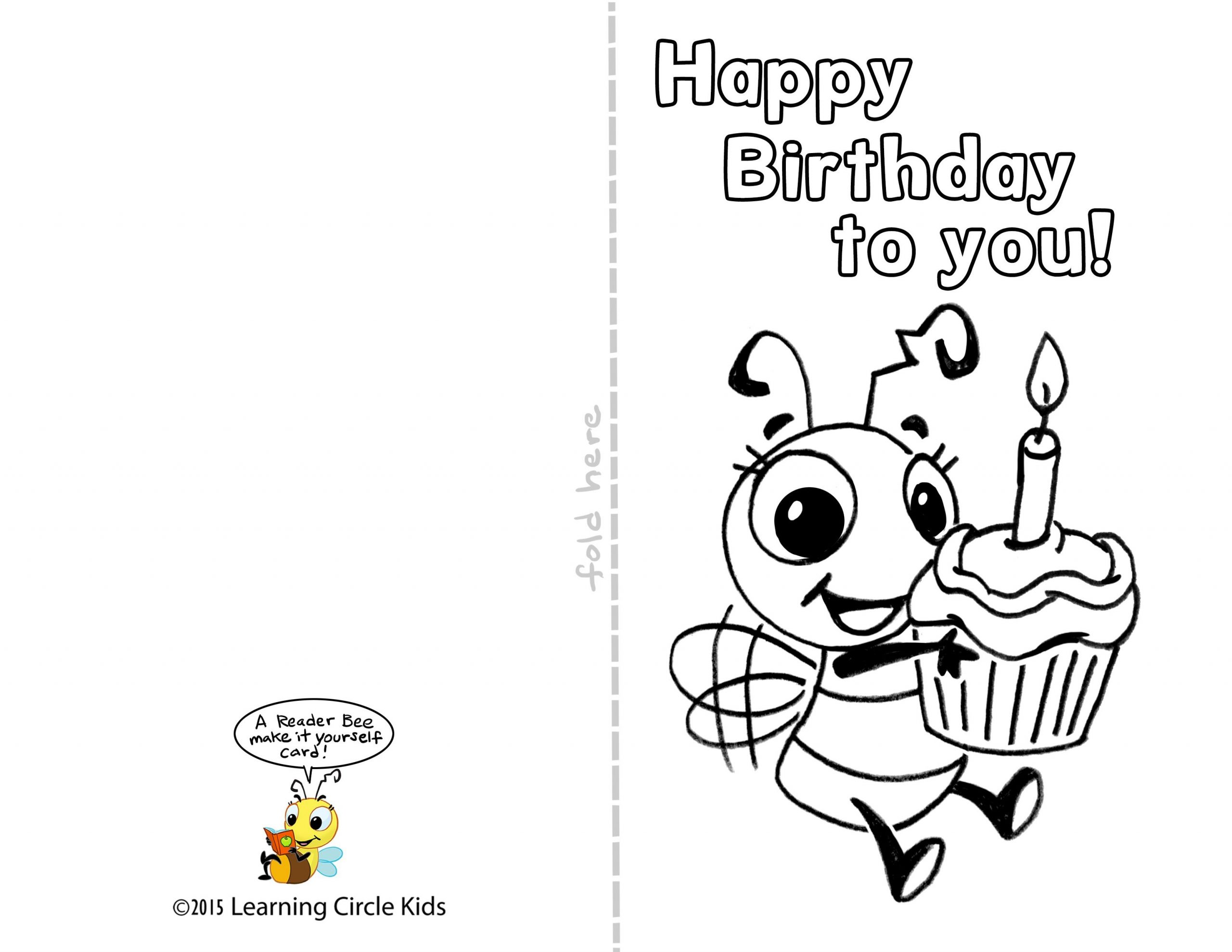 Funny And Printable Birthday Cards For Kids FREE - Candacefaber