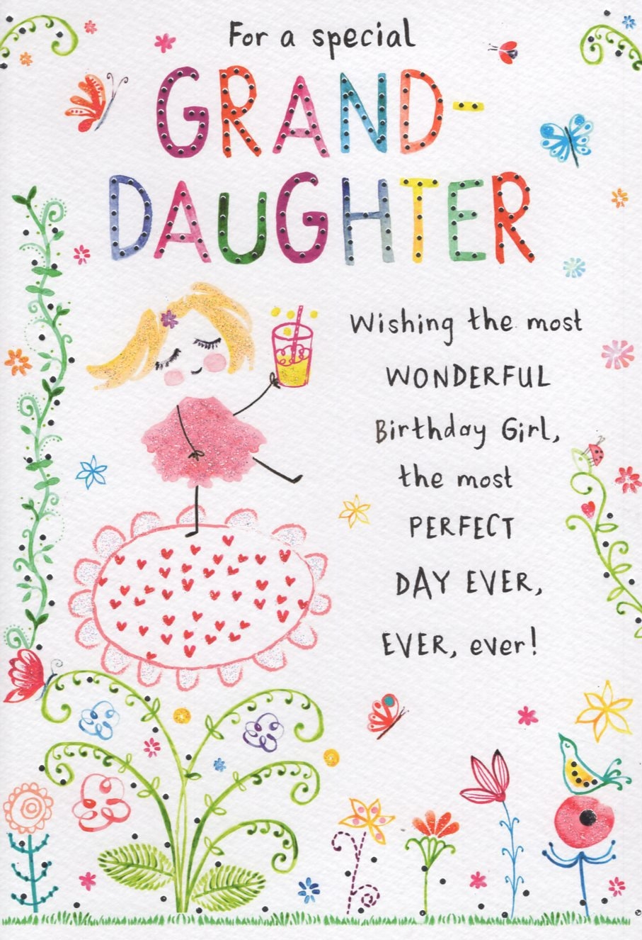 Granddaughter Birthday Cards Free Printable