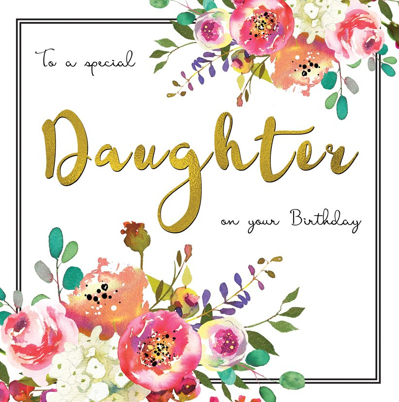 The Lovely Design Birthday Cards For Daughter - Candacefaber